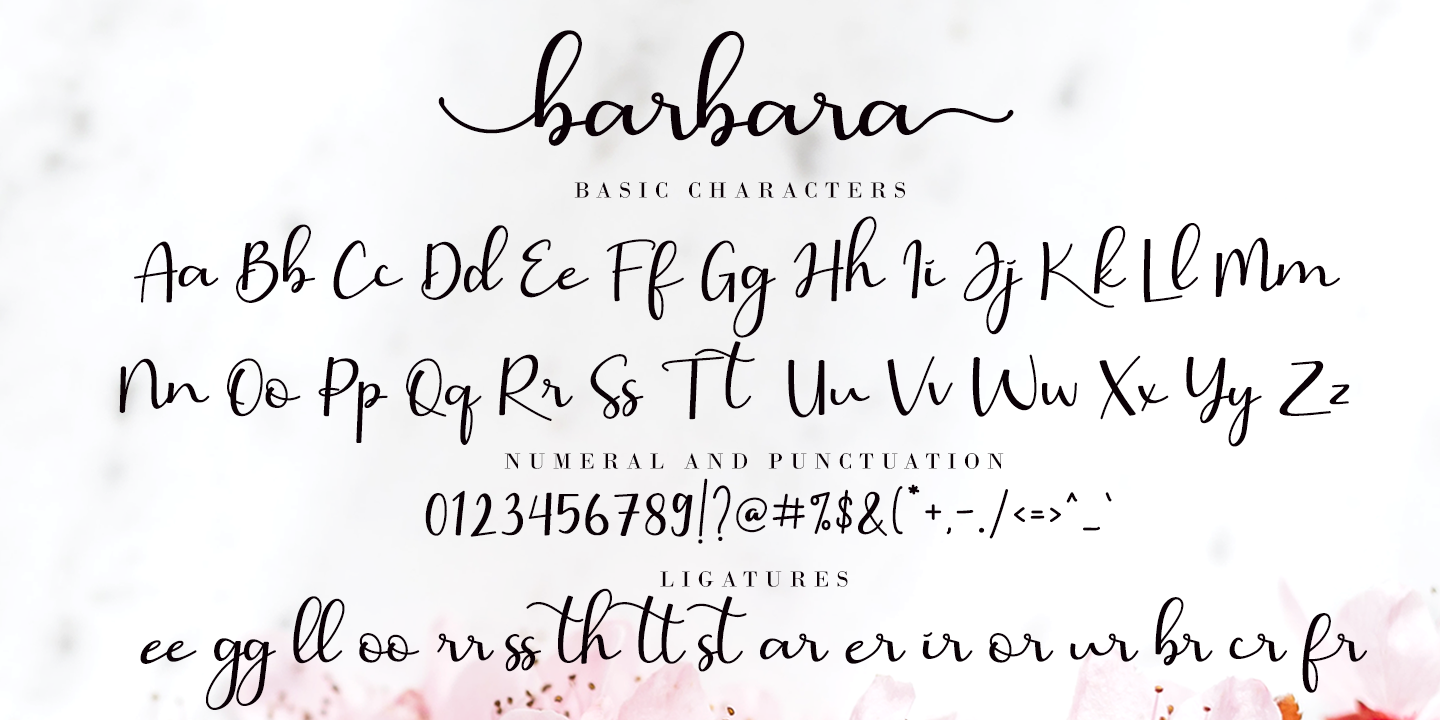 Barbara Calligraphy